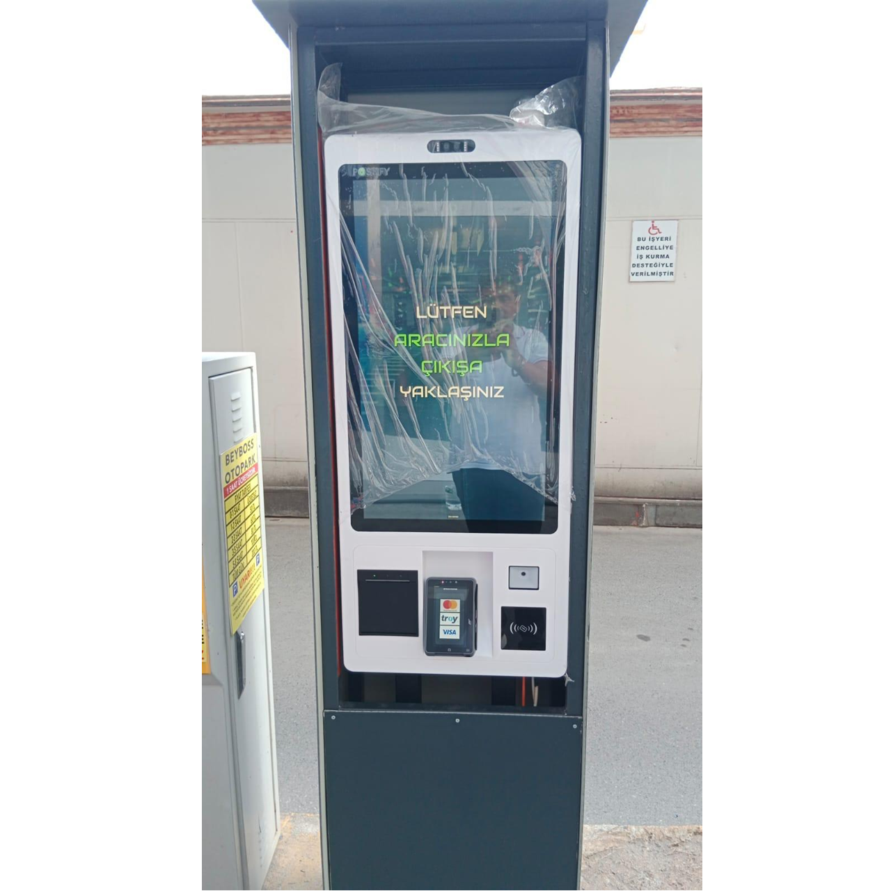 Kaletek Pro PTS İnsansız Otopark Ödeme Kiosku (Ayakta Ödeme) - Görsel 4